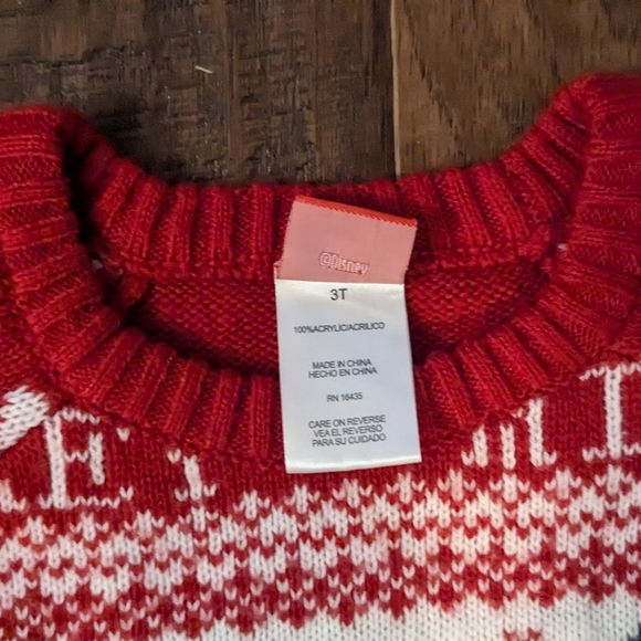 Mickey and Minnie Mouse Christmas Sweater - Picture 2 of 3